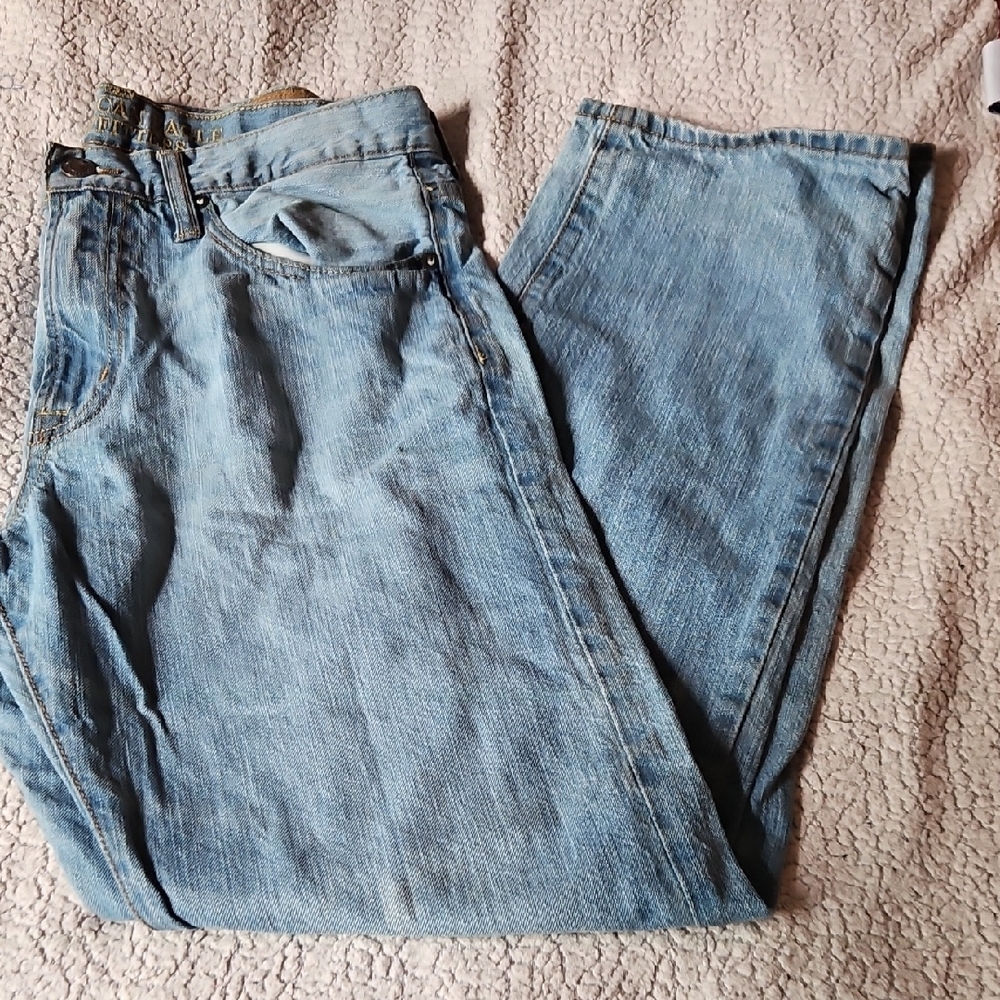 American Eagle Outfitters Blue Straight Jeans